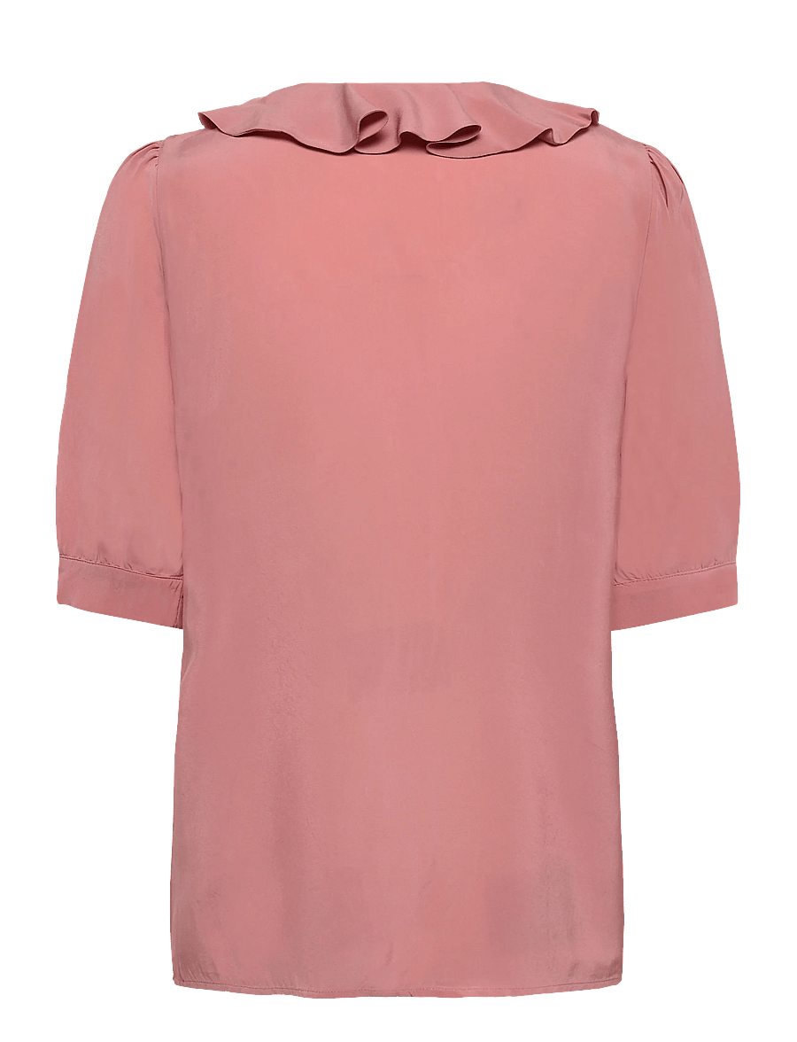 RODEBJER - Rodebjer Xilla Fluid Solid - blusar med trekvartsärmar - rock pink - 2