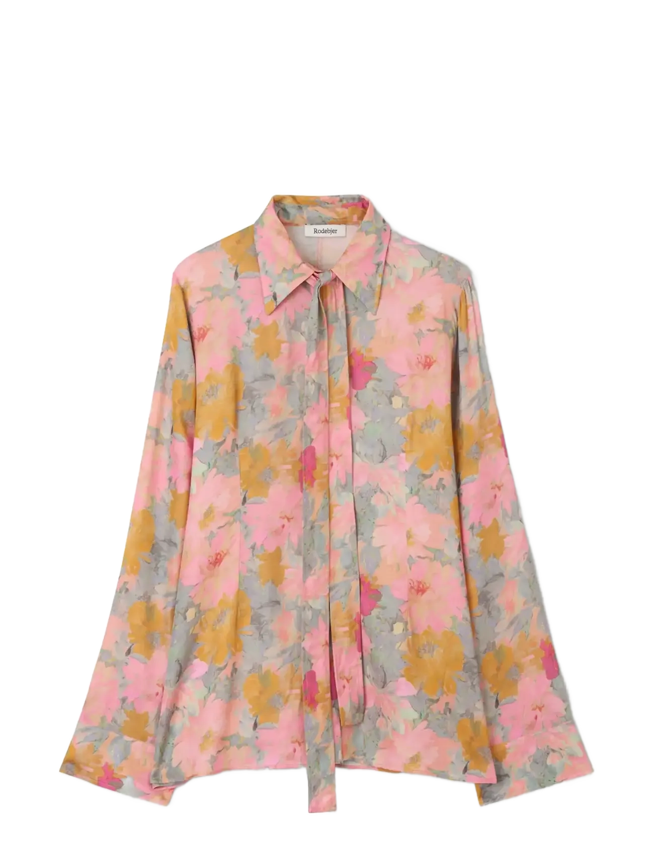 RODEBJER Rodebjer Euni Floral Shine - Popular brands - PAINT PINK/SAFFRON / pink/rose