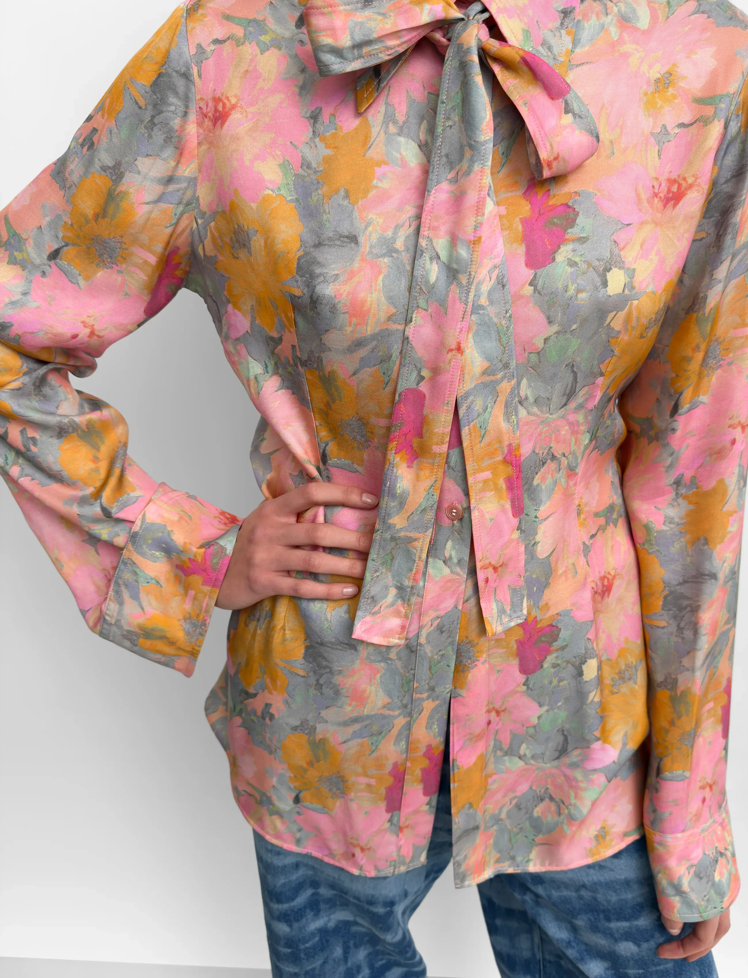 Rodebjer Euni Floral Shine skjortor & blusar dam – bild 3
