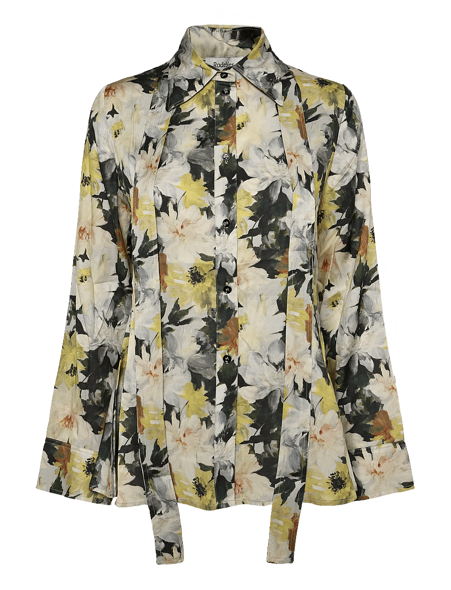 RODEBJER - Rodebjer Euni Floral Shine - yellow/black - 0