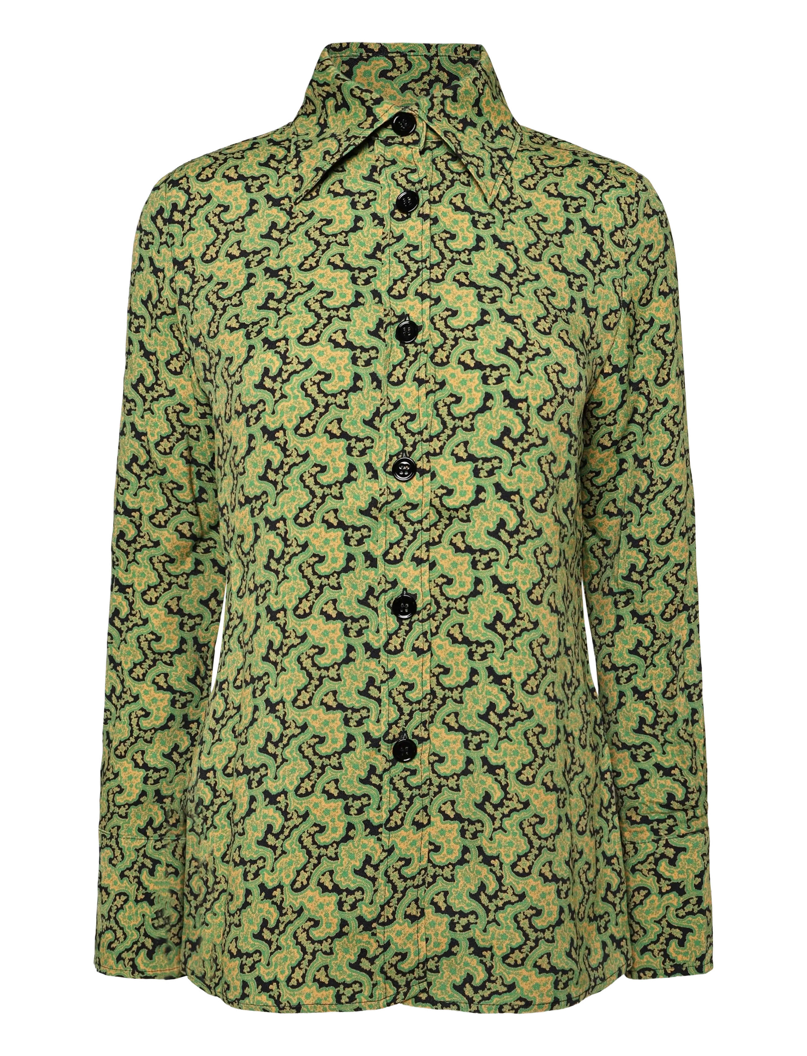 RODEBJER Rodebjer Boni Viscose Prt - Rodebjer - BRANCHES PAISLEY GREEN / green