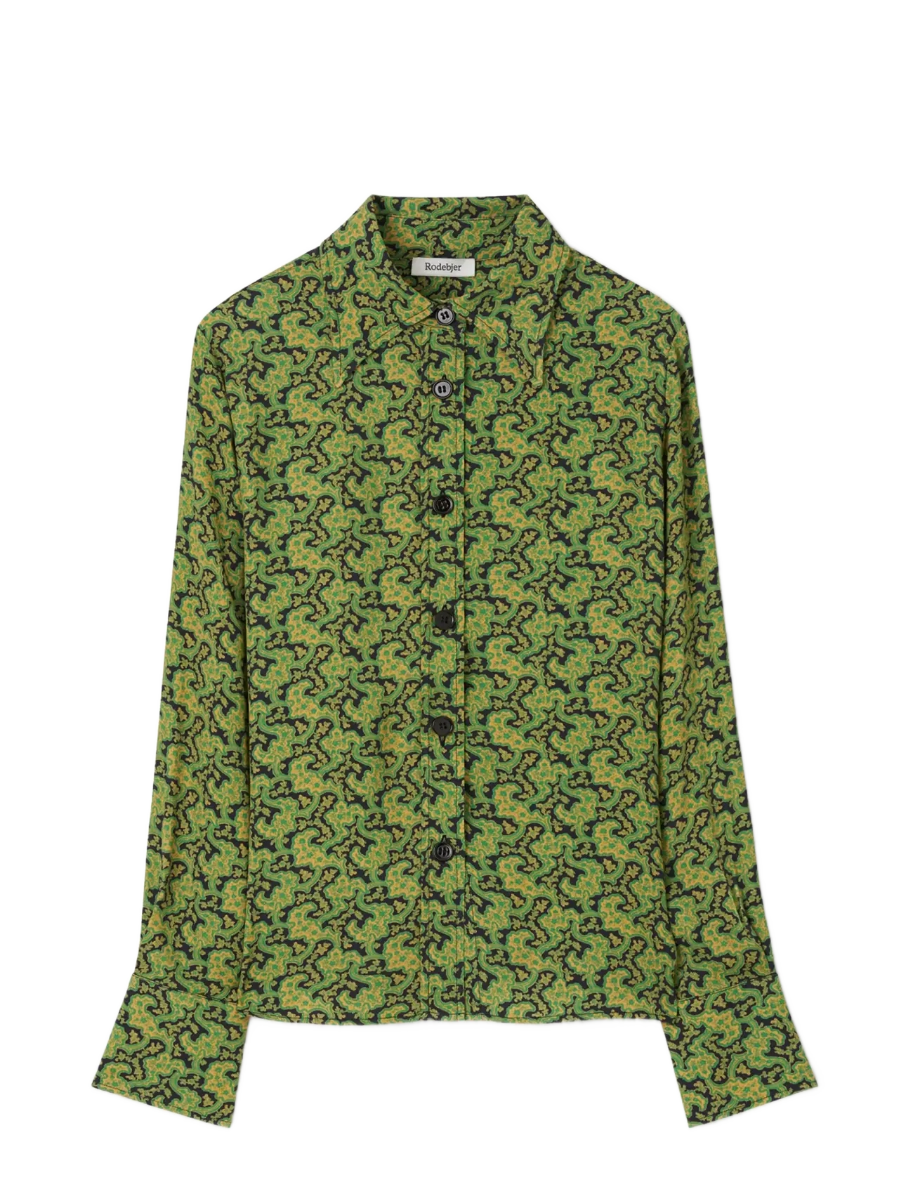 RODEBJER Rodebjer Boni Viscose Prt - Langærmede skjorter - BRANCHES PAISLEY GREEN / green