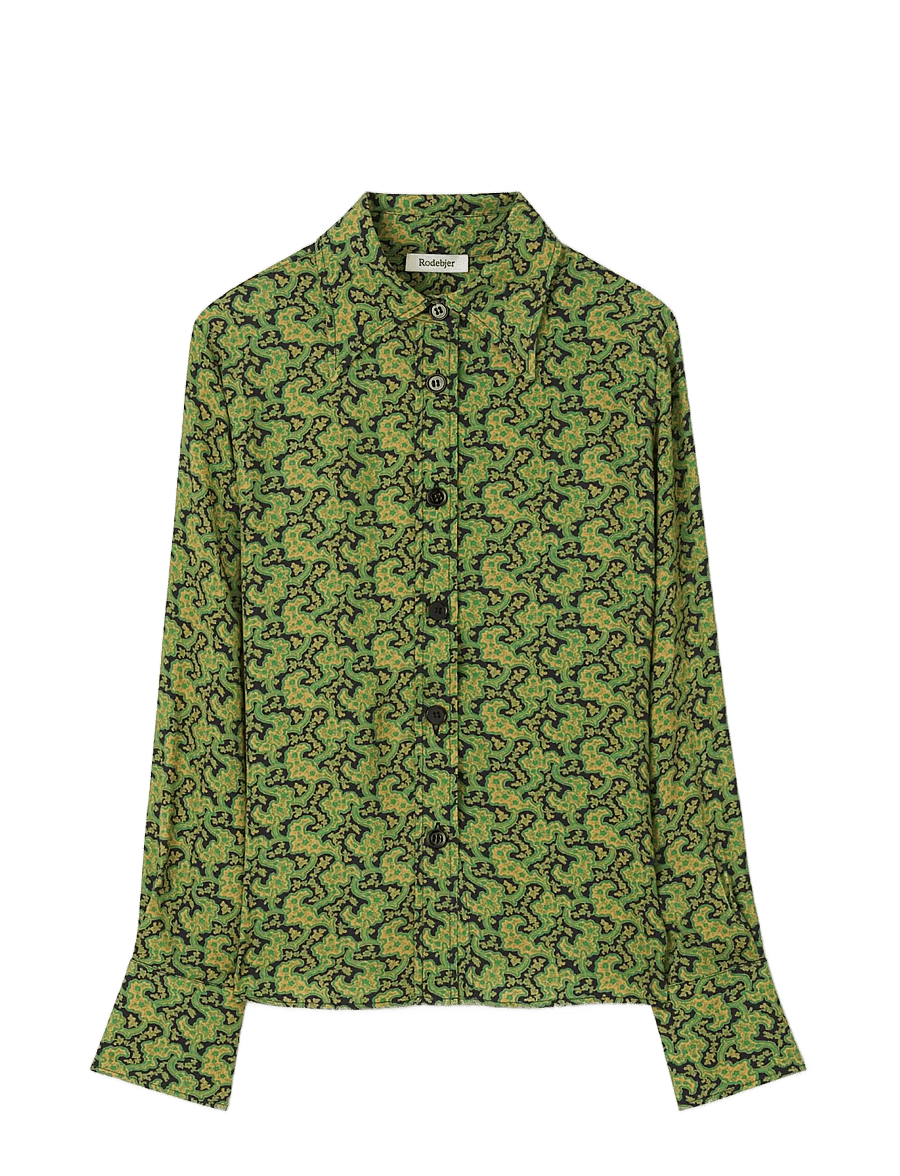 RODEBJER - Rodebjer Boni Viscose Prt - pikkade varrukatega särgid - branches paisley green - 0