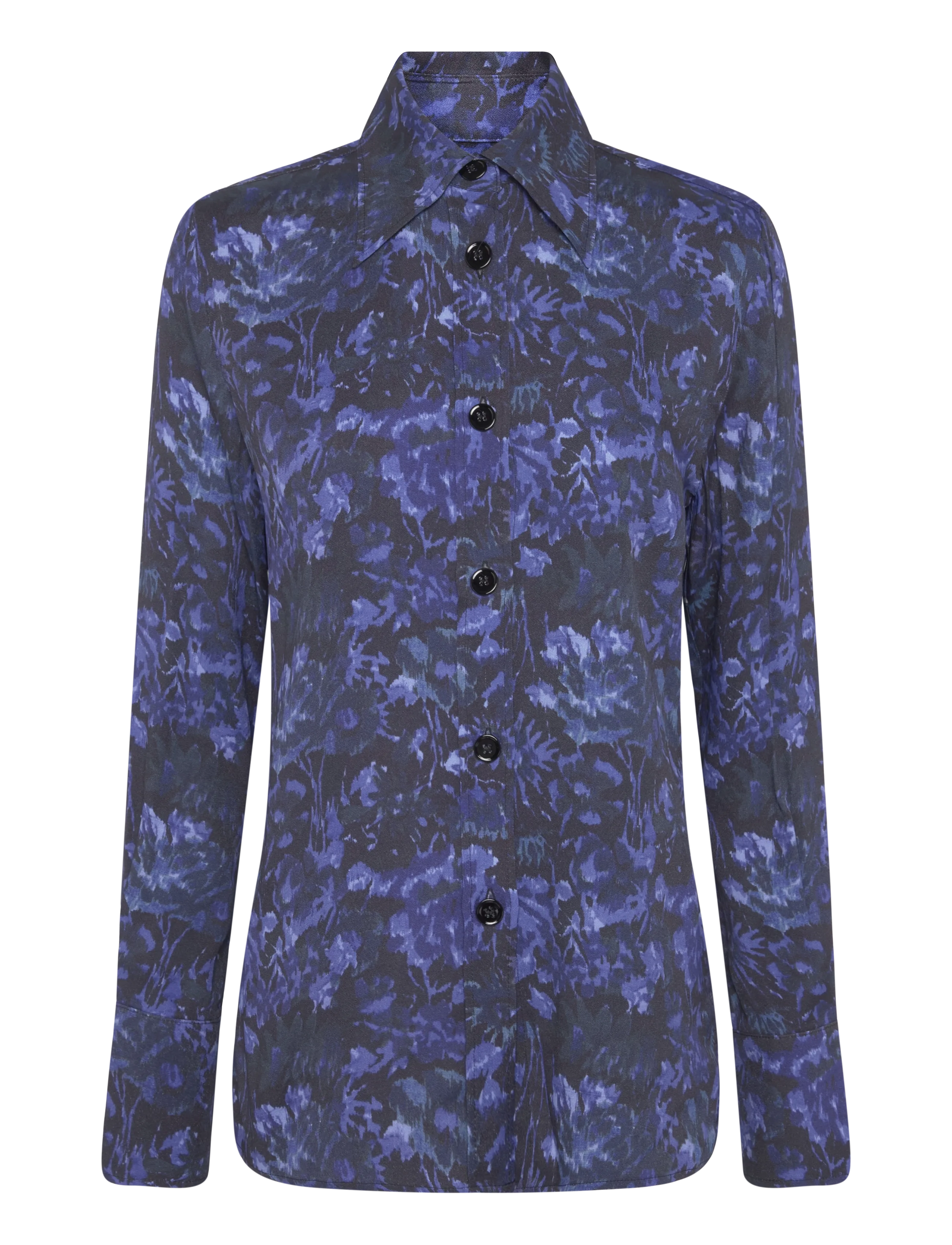 RODEBJER Rodebjer Boni Viscose Prt - Kläder - MYSTIC GARDEN BLUE / blue