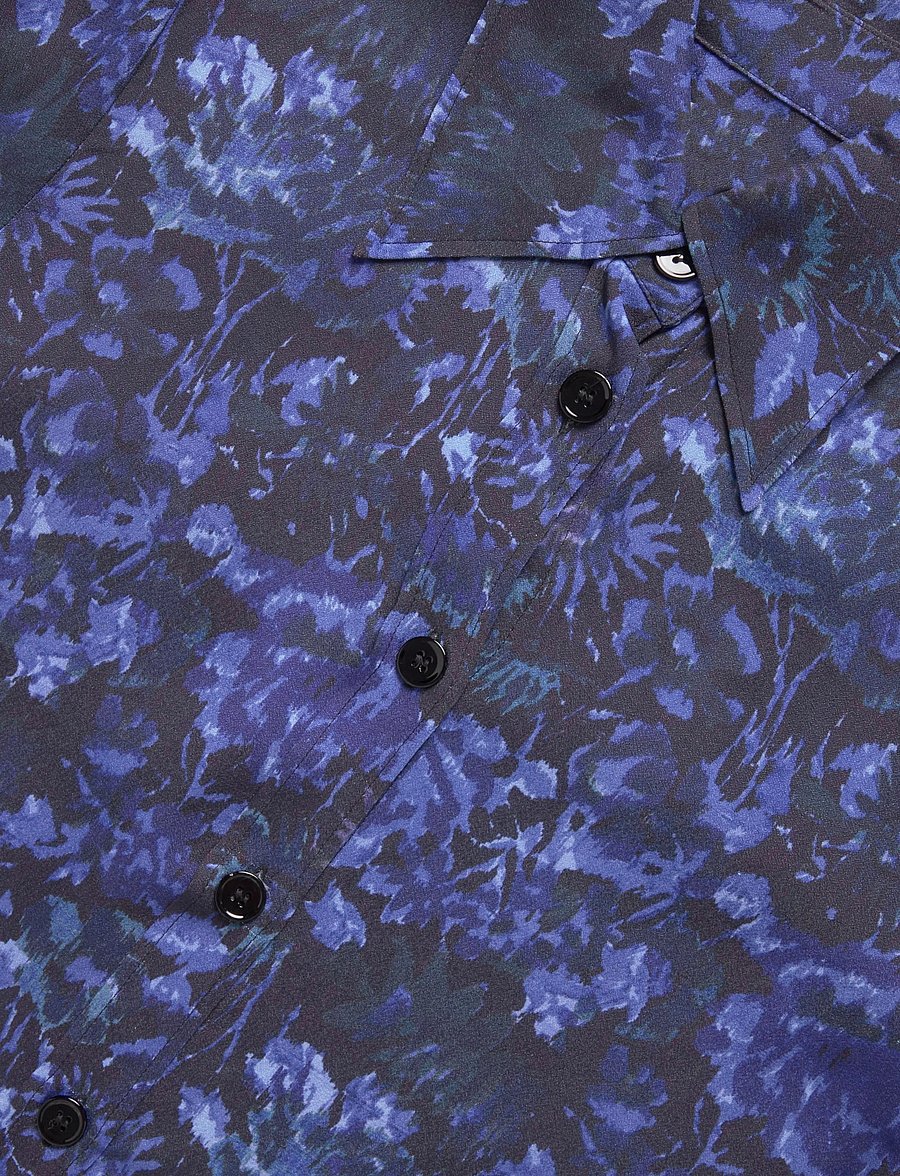 RODEBJER - Rodebjer Boni Viscose Prt - långärmade skjortor - mystic garden blue - 5