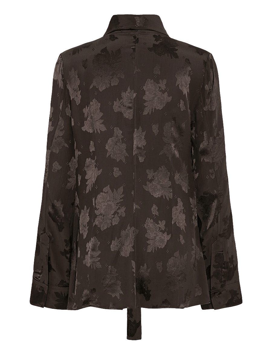 RODEBJER - Rodebjer Euni Rose - långärmade blusar - dark coffee - 2