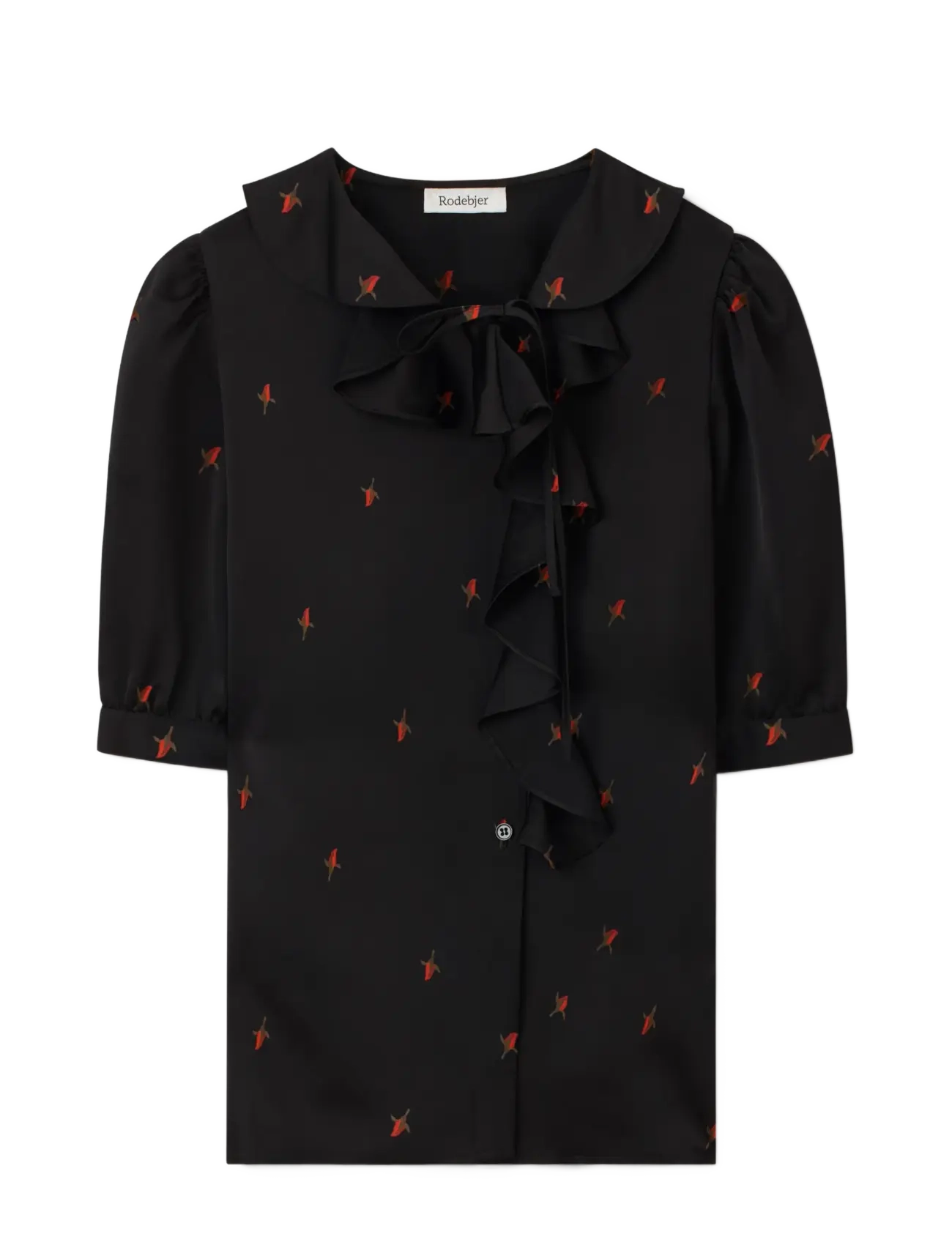 RODEBJER Rodebjer Xilla Budding Rose - Kleidung - RETRO RED/BLACK / black