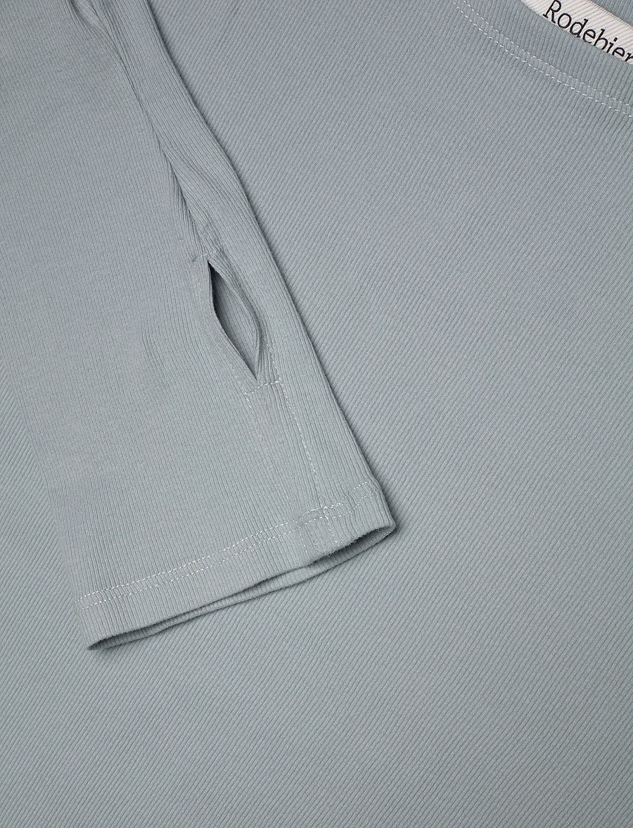 RODEBJER - RODEBJER KARLAI - t-shirts & tops - pearl blue - 2