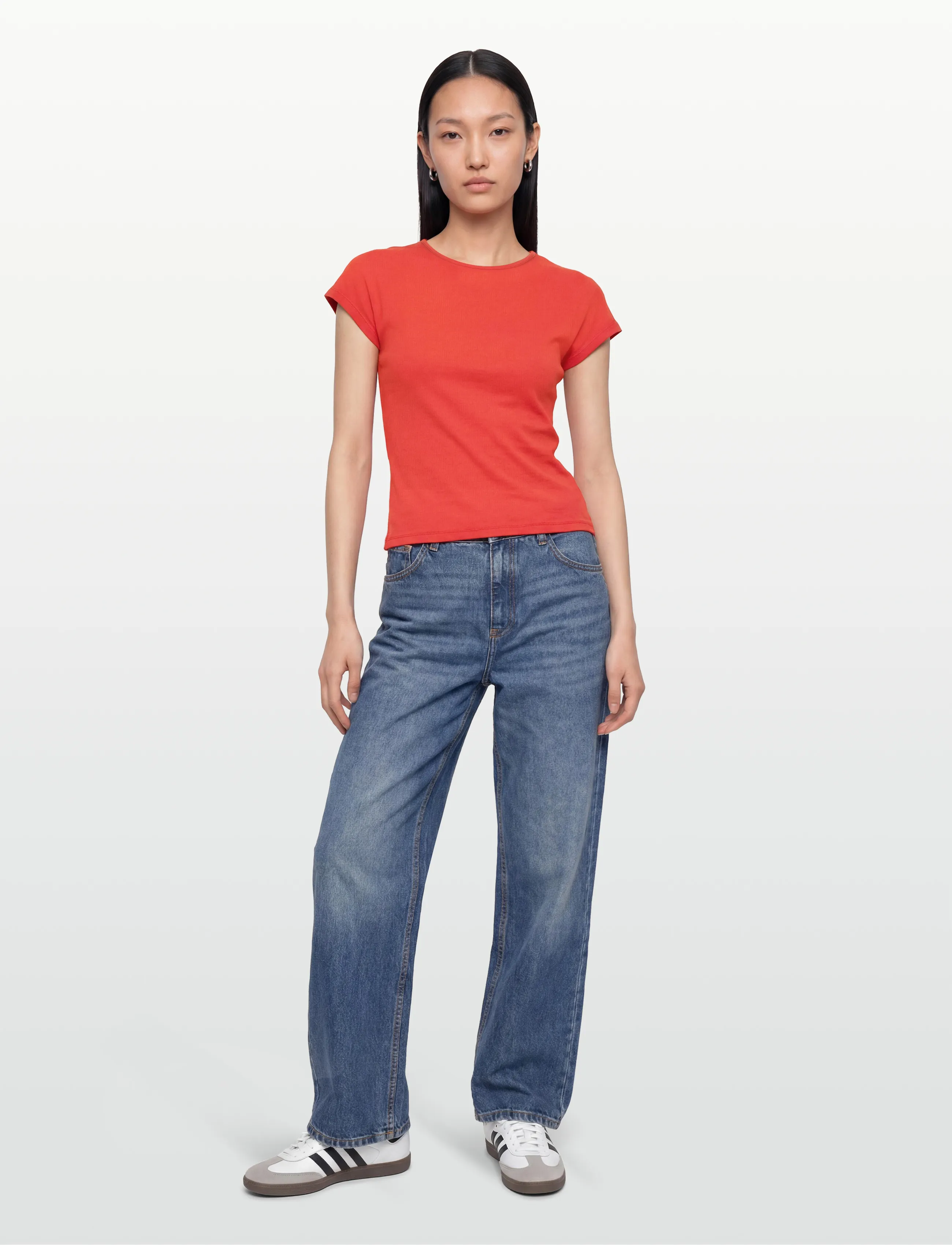 RODEBJER Rodebjer Otta Body - T-shirts - BLEACHED RED / coral
