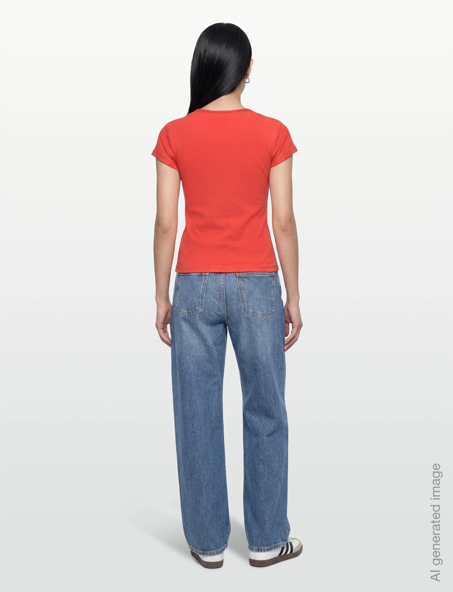 RODEBJER - Rodebjer Otta Body - t-särgid ja alussärgid - bleached red - 4