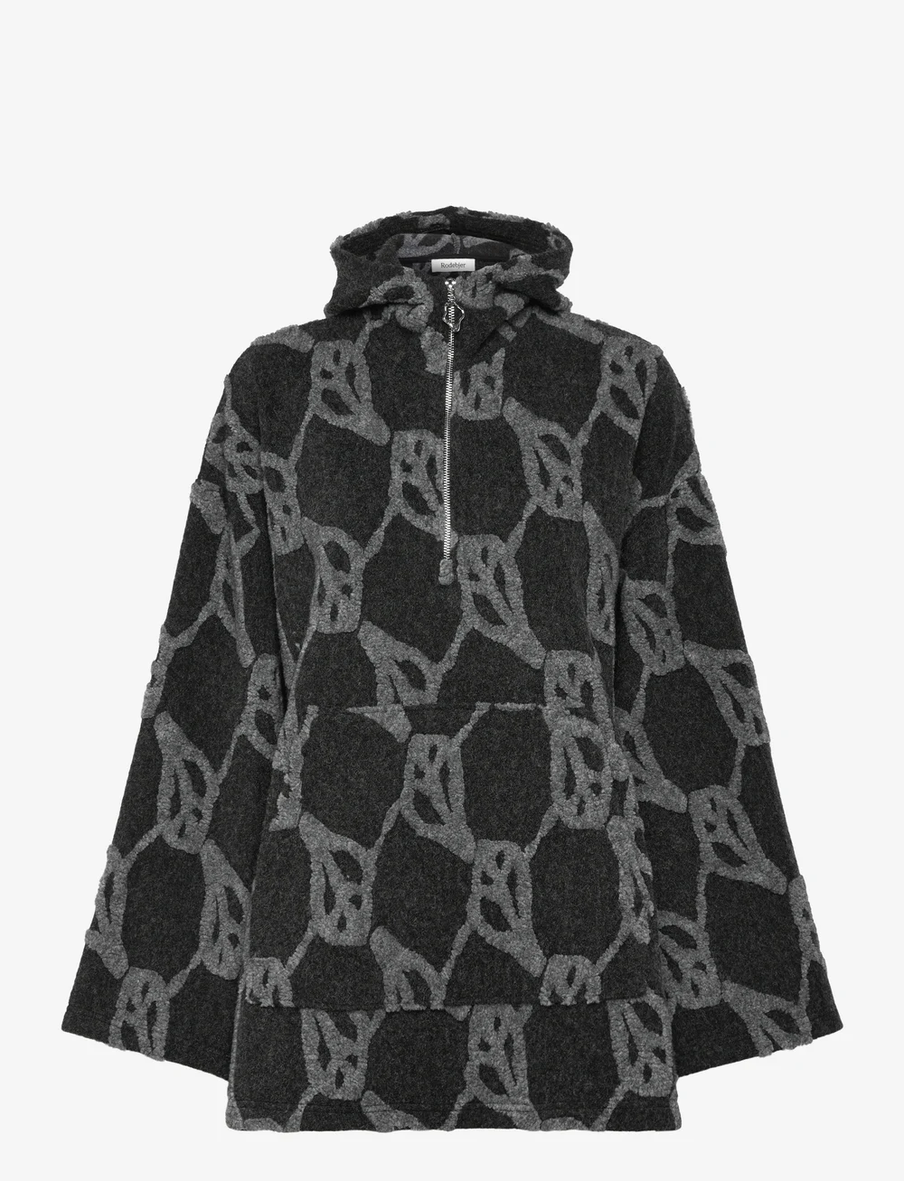 RODEBJER - Rodebjer Hilma Jacquard - wolljacken - dark grey melange - 0