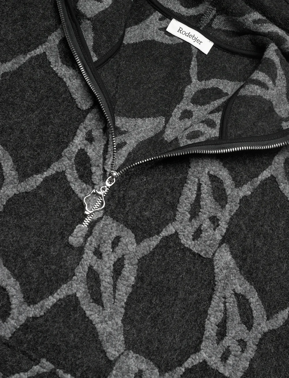 RODEBJER - Rodebjer Hilma Jacquard - wolljacken - dark grey melange - 2