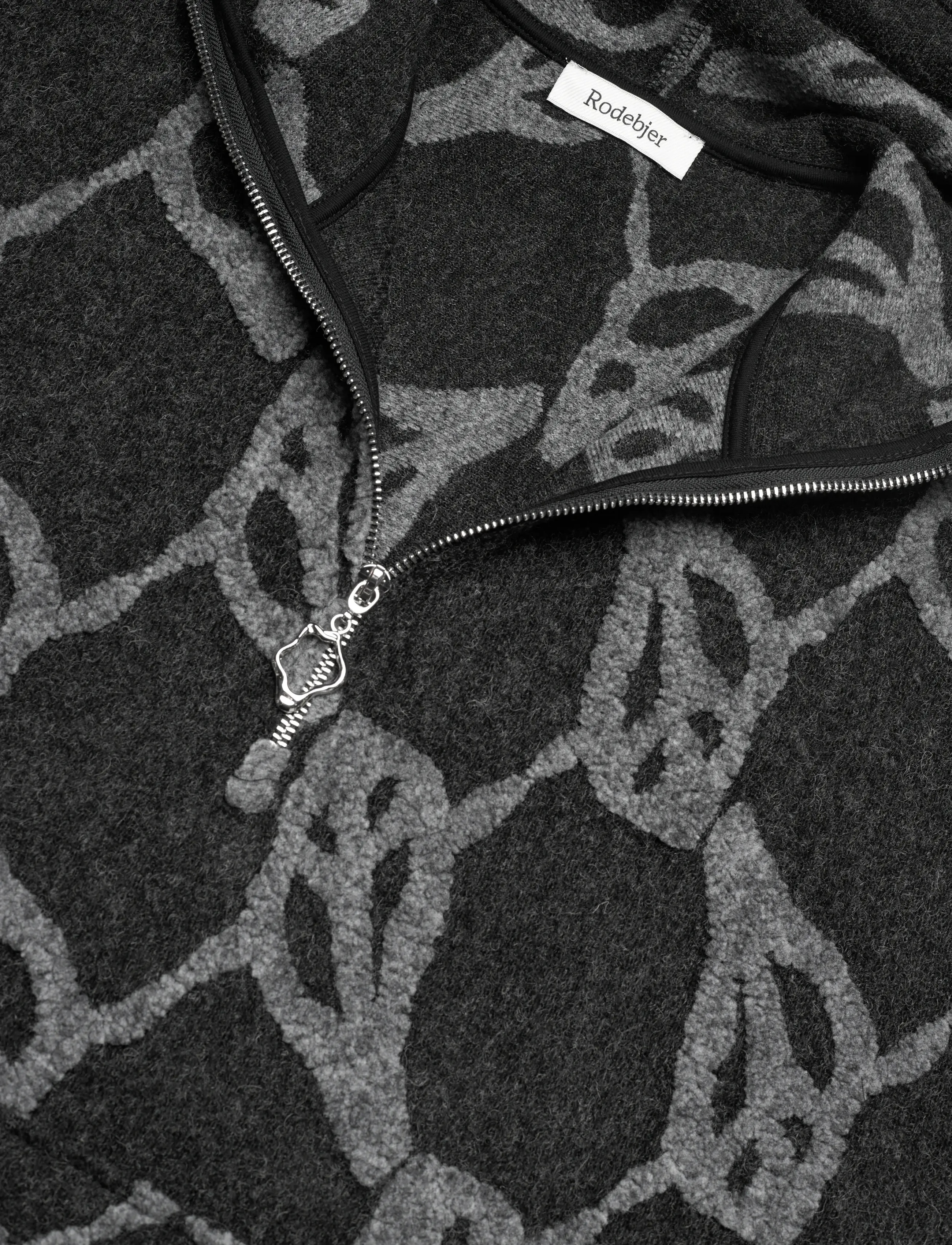 RODEBJER - Rodebjer Hilma Jacquard - uldjakker - dark grey melange - 2