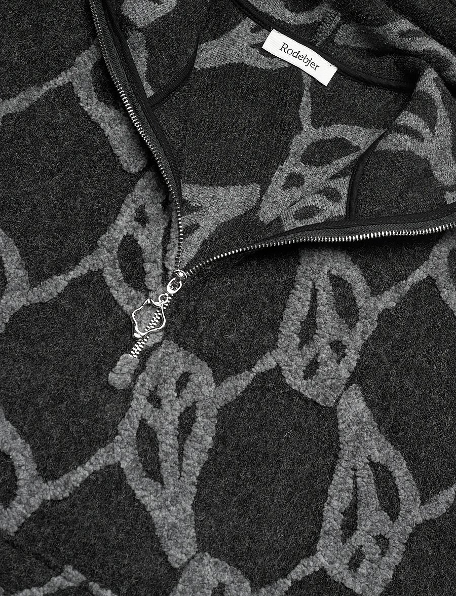 RODEBJER - Rodebjer Hilma Jacquard - wolljacken - dark grey melange - 2