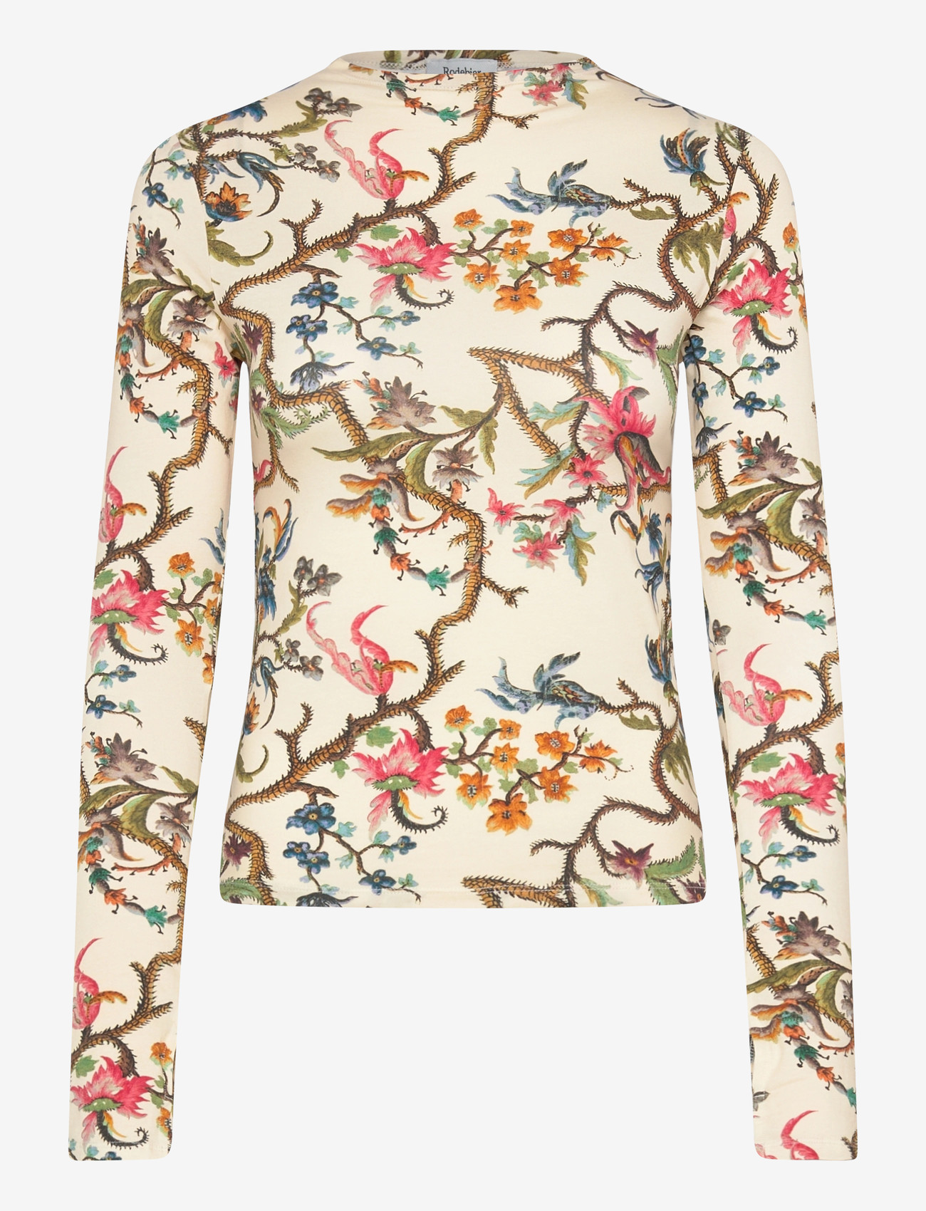 RODEBJER - Rodebjer Karlai Trailing - langærmede toppe - cream multi - 1