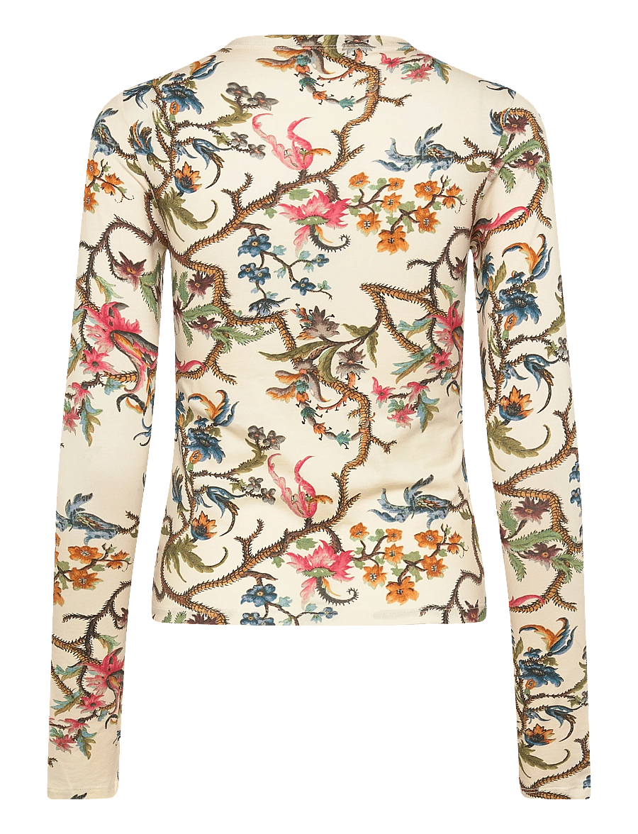 RODEBJER - Rodebjer Karlai Trailing - långärmade toppar - cream multi - 2