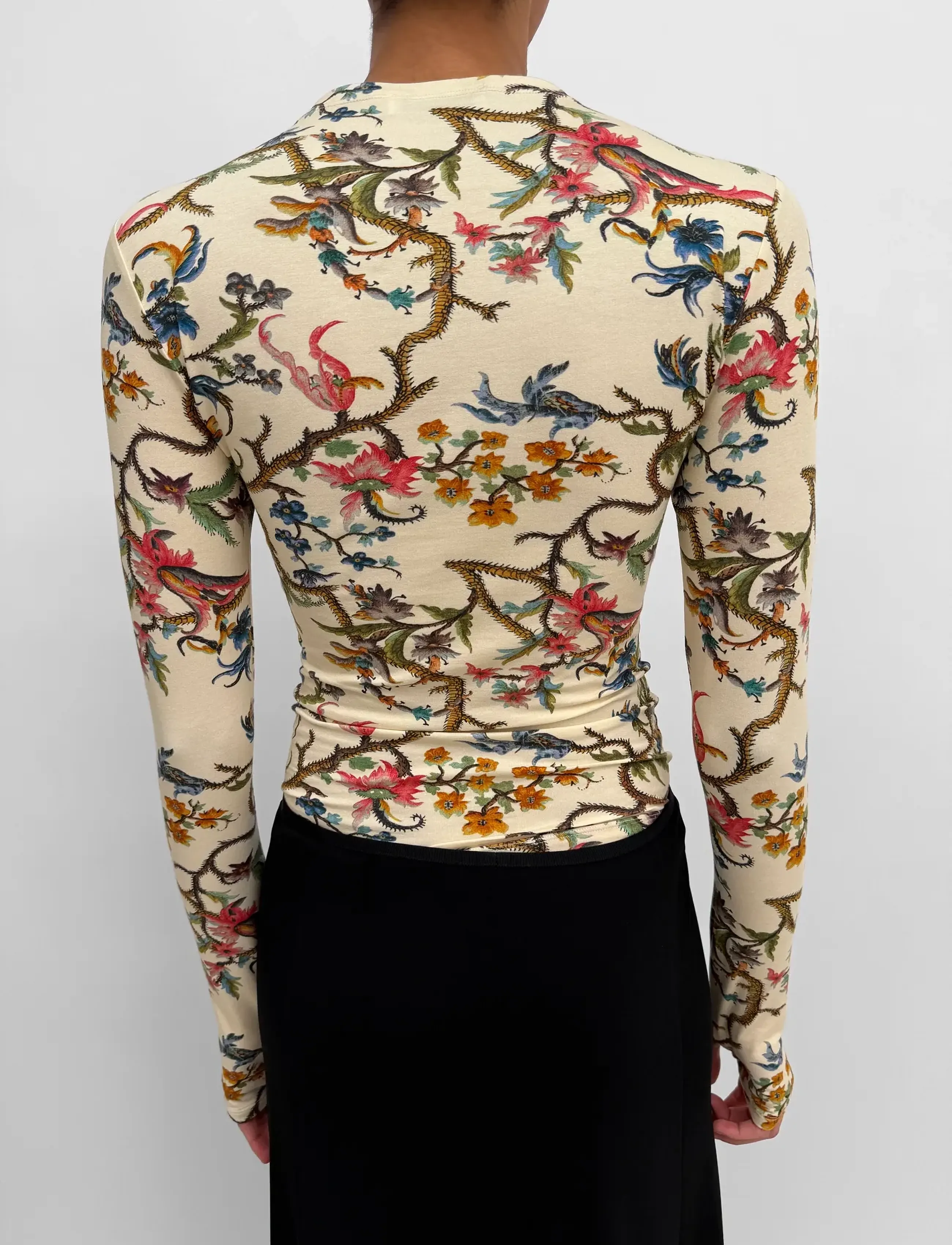 RODEBJER - Rodebjer Karlai Trailing - langärmlige tops - cream multi - 5