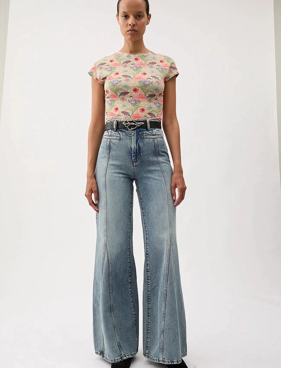 RODEBJER - Rodebjer Otta Ducharne - t-shirty & zopy - coral multi - 0