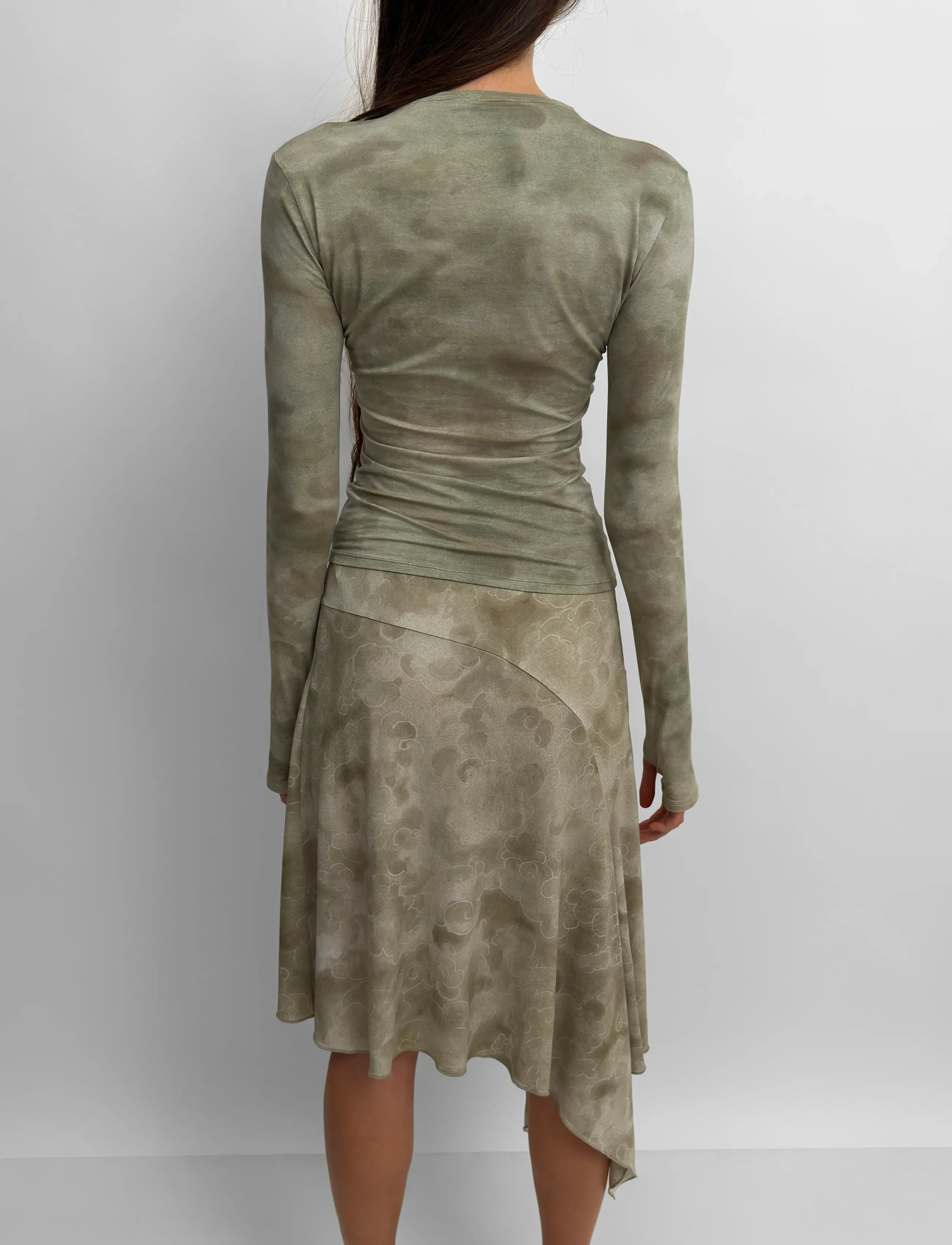 RODEBJER - Rodebjer Karlai Clouds - langärmlige tops - sage green - 3