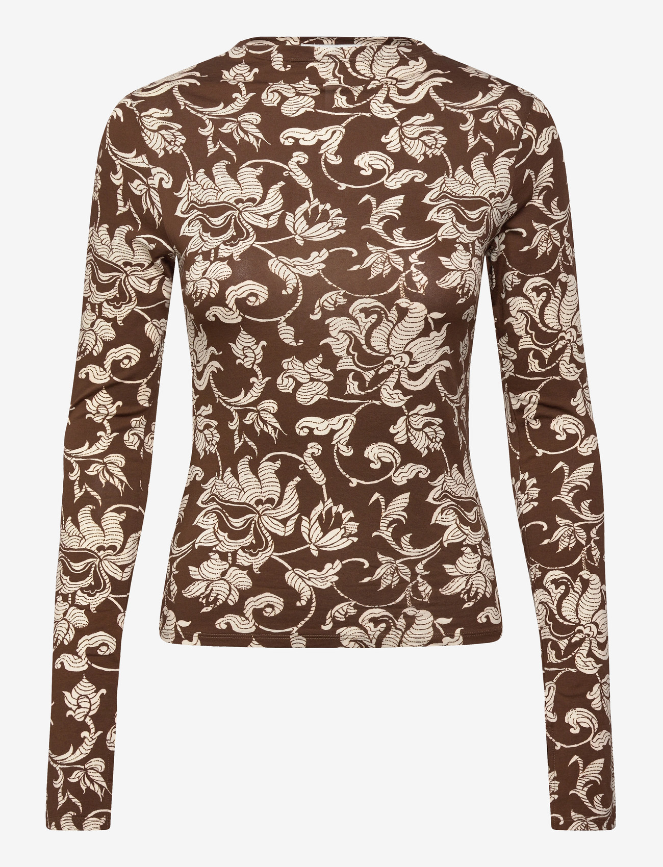 RODEBJER - Rodebjer Karlai French Lily - pikkade varrukatega alussärgid - brown/cream - 1