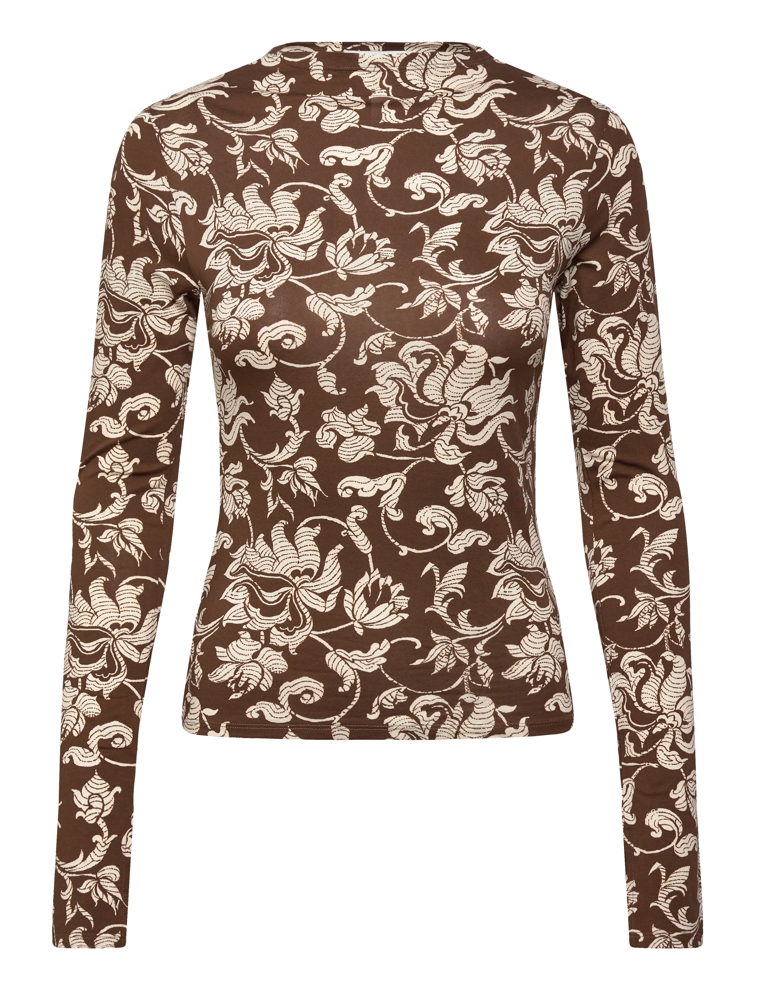 RODEBJER Rodebjer Karlai French Lily - Transitional Layering - BROWN/CREAM / brown