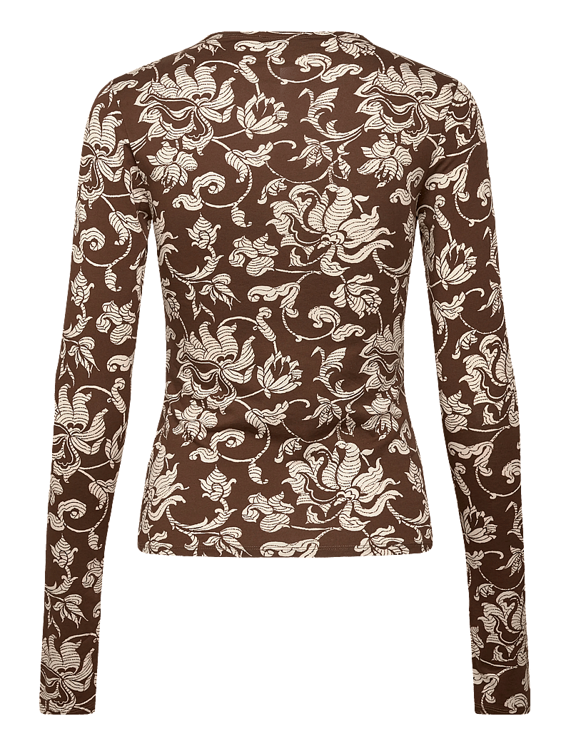 RODEBJER - Rodebjer Karlai French Lily - pikkade varrukatega alussärgid - brown/cream - 2