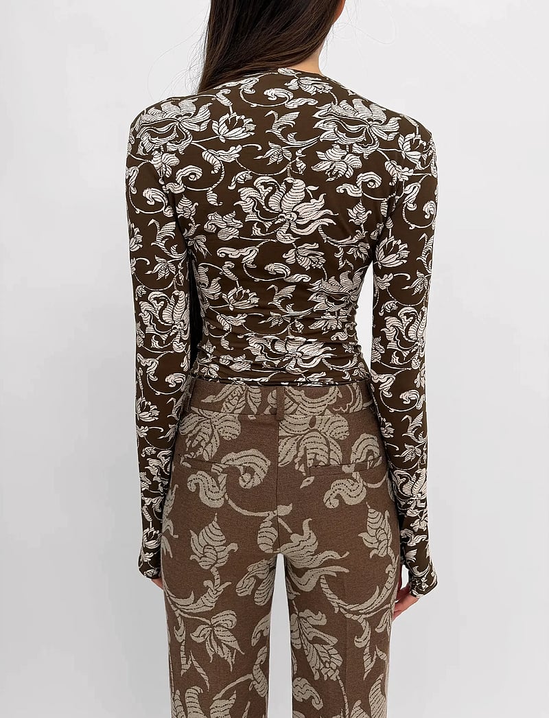 RODEBJER - Rodebjer Karlai French Lily - pikkade varrukatega alussärgid - brown/cream - 3