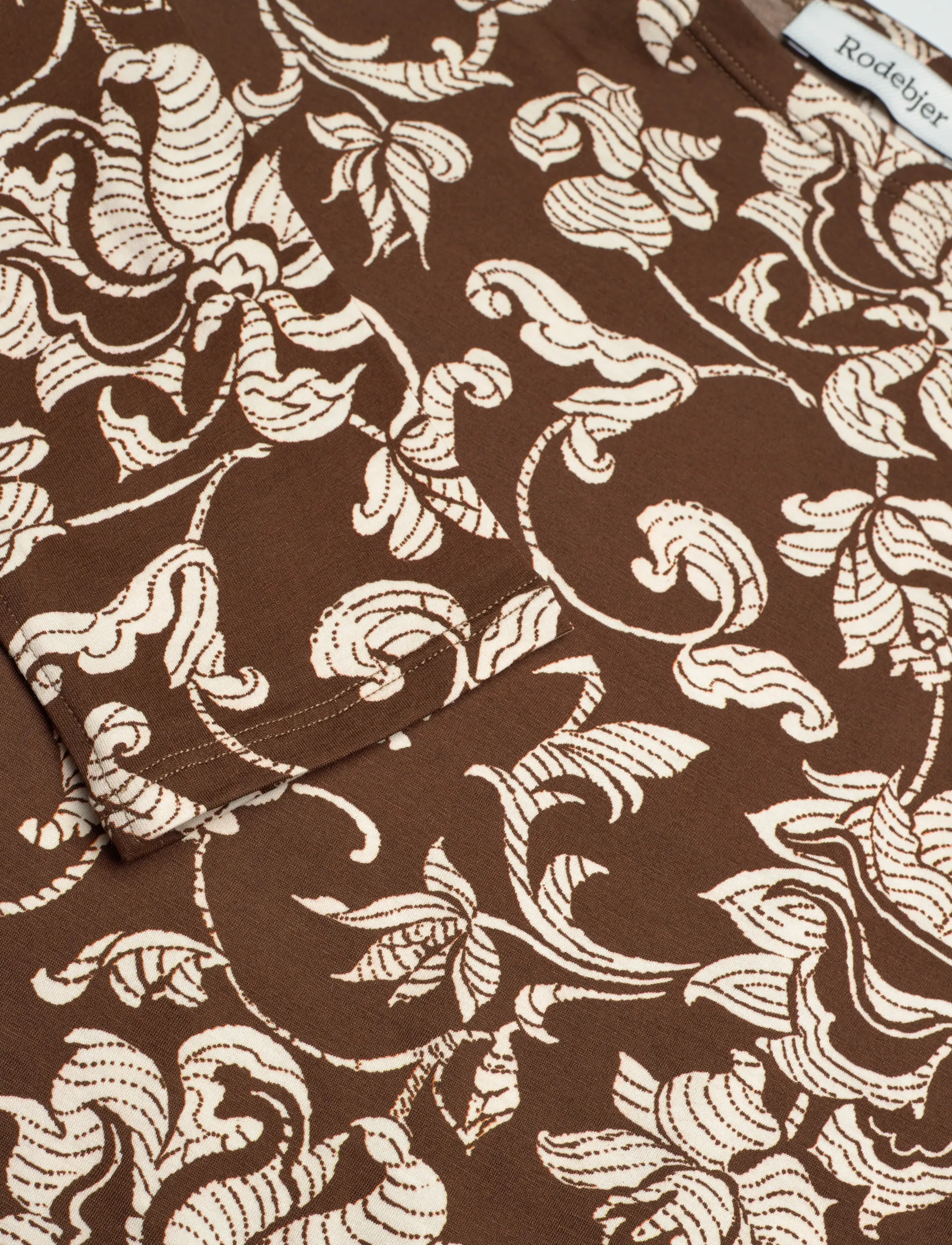 RODEBJER - Rodebjer Karlai French Lily - long-sleeved tops - brown/cream - 4