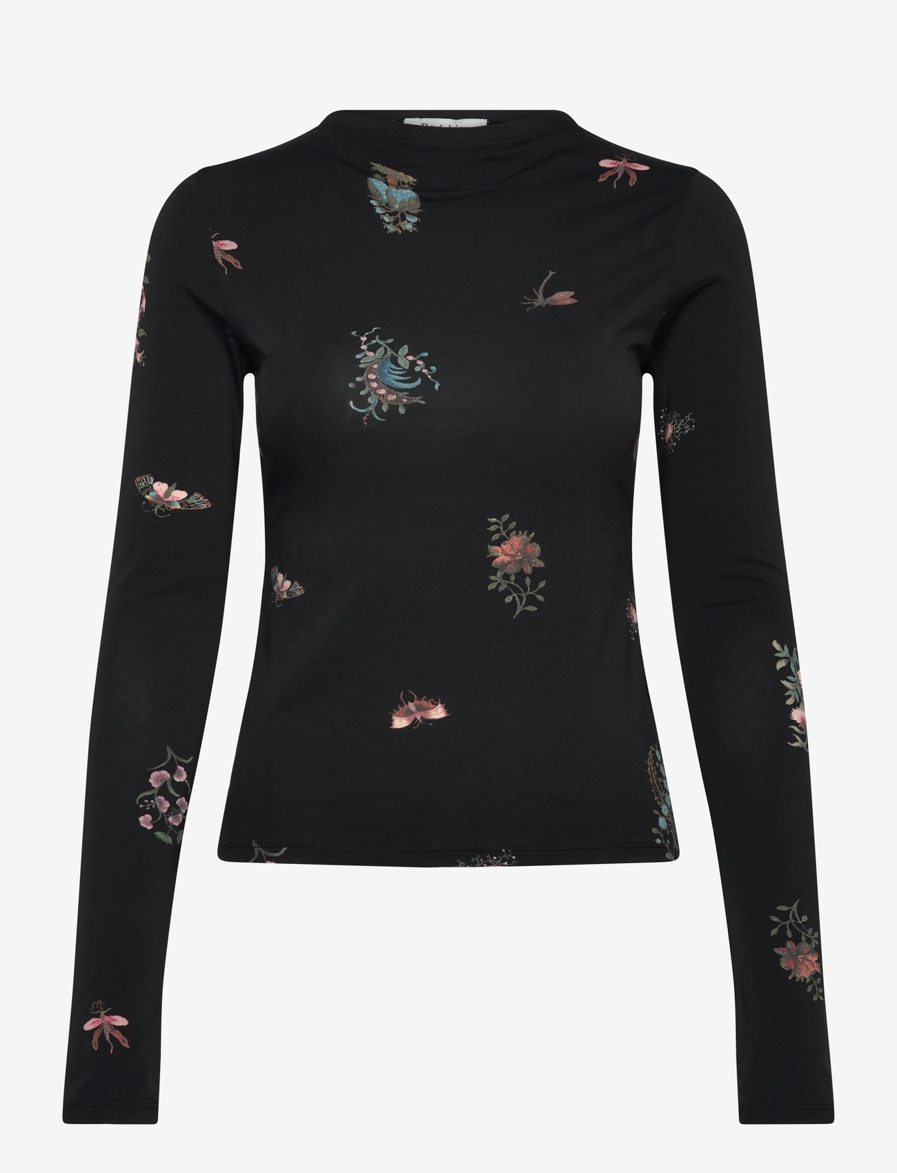 RODEBJER - Rodebjer Karlai Duchess - long-sleeved tops - black multi - 1