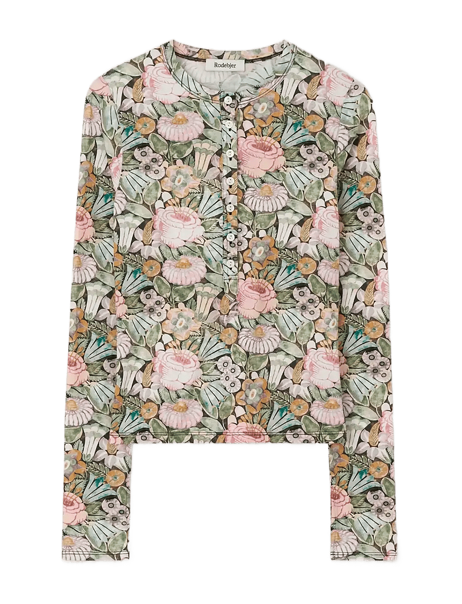 RODEBJER - Rodebjer Kiara Prt - langärmlige tops - opulent rose paper - 1