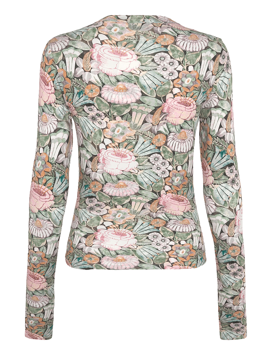 RODEBJER - Rodebjer Kiara Prt - långärmade toppar - opulent rose paper - 2