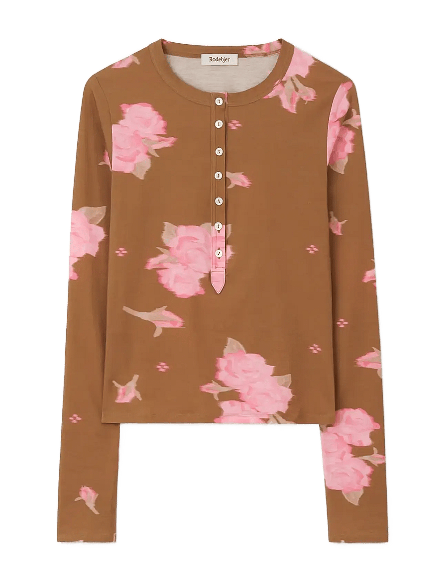 RODEBJER - Rodebjer Kiara Prt - langärmlige tops - spaced rose nougat - 1