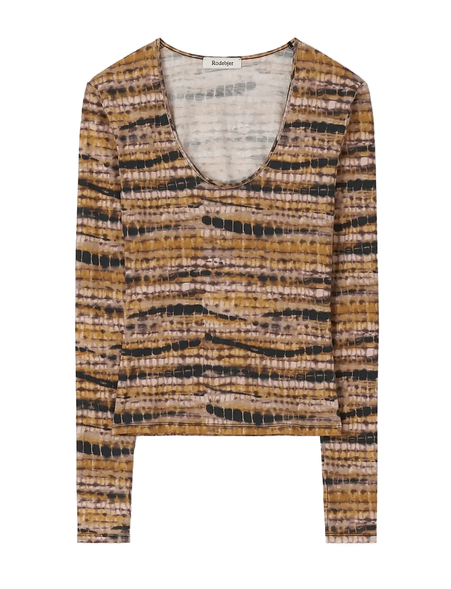 RODEBJER - Rodebjer Hutton Prt - crop tops - shibori honey - 1