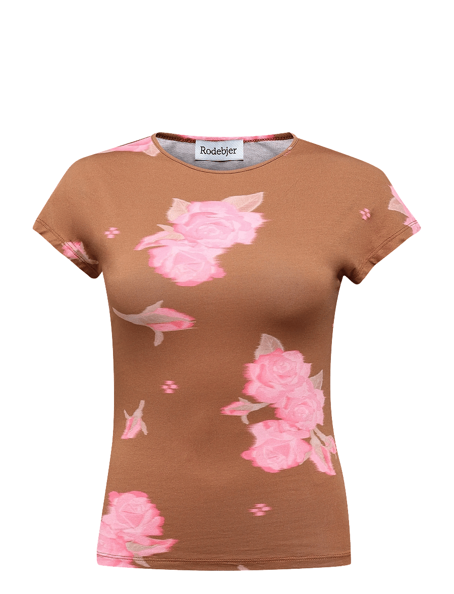 RODEBJER - Rodebjer Otta Prt - t-shirts - spaced rose nougat - 0