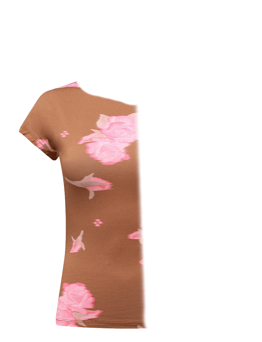 RODEBJER - Rodebjer Otta Prt - t-shirts - spaced rose nougat - 1