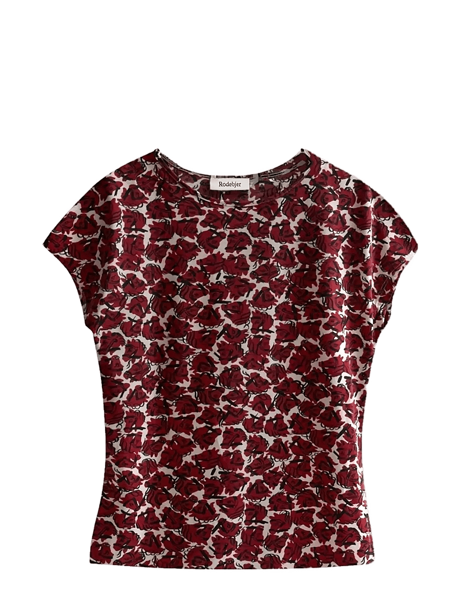 RODEBJER - Rodebjer Otta Prt - t-shirts - vintage horse grape - 1