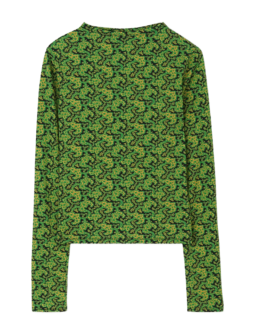 RODEBJER - Rodebjer Karlai Prt - langärmlige tops - branches paisley green - 0