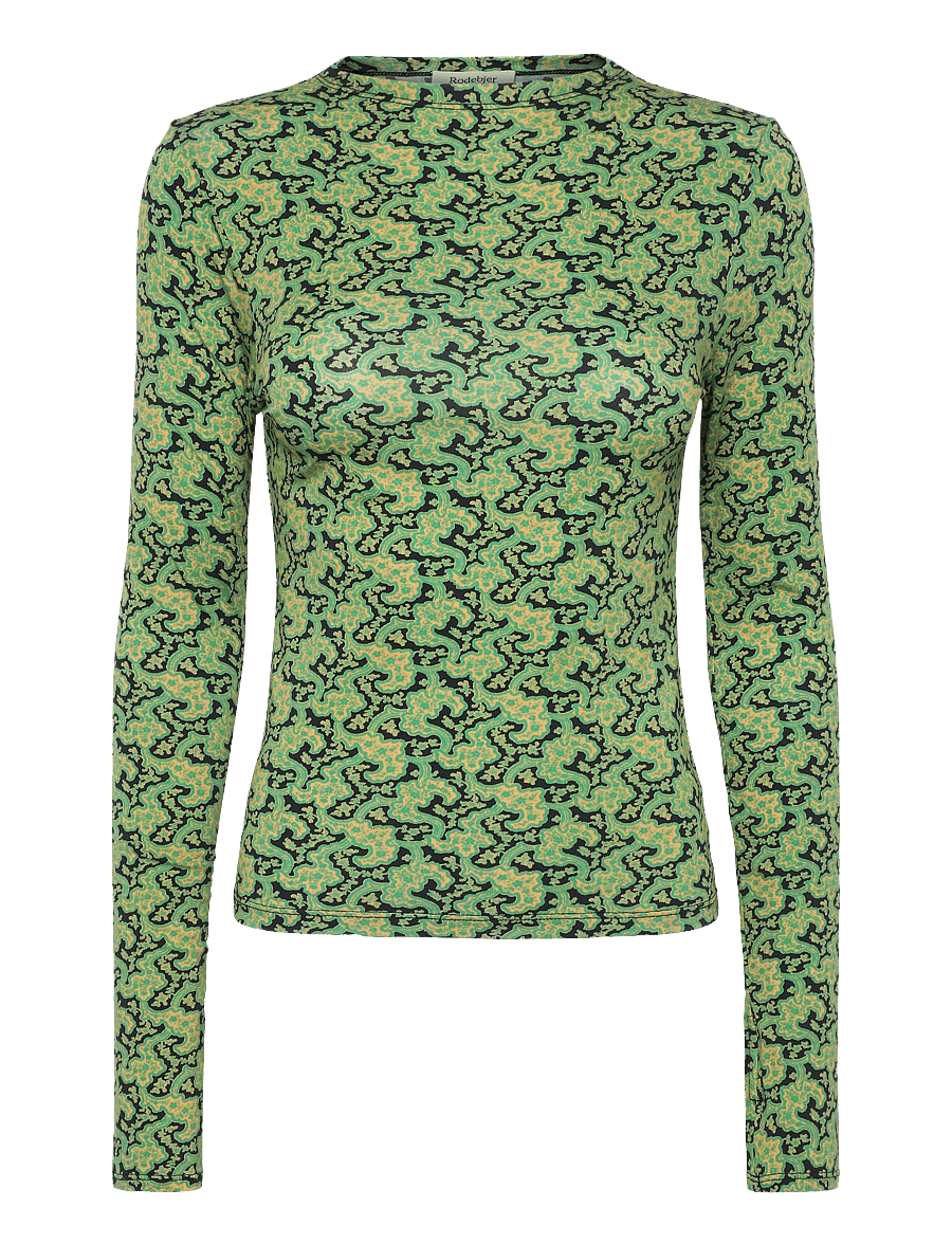 RODEBJER - Rodebjer Karlai Prt - pikkade varrukatega topid - branches paisley green - 0