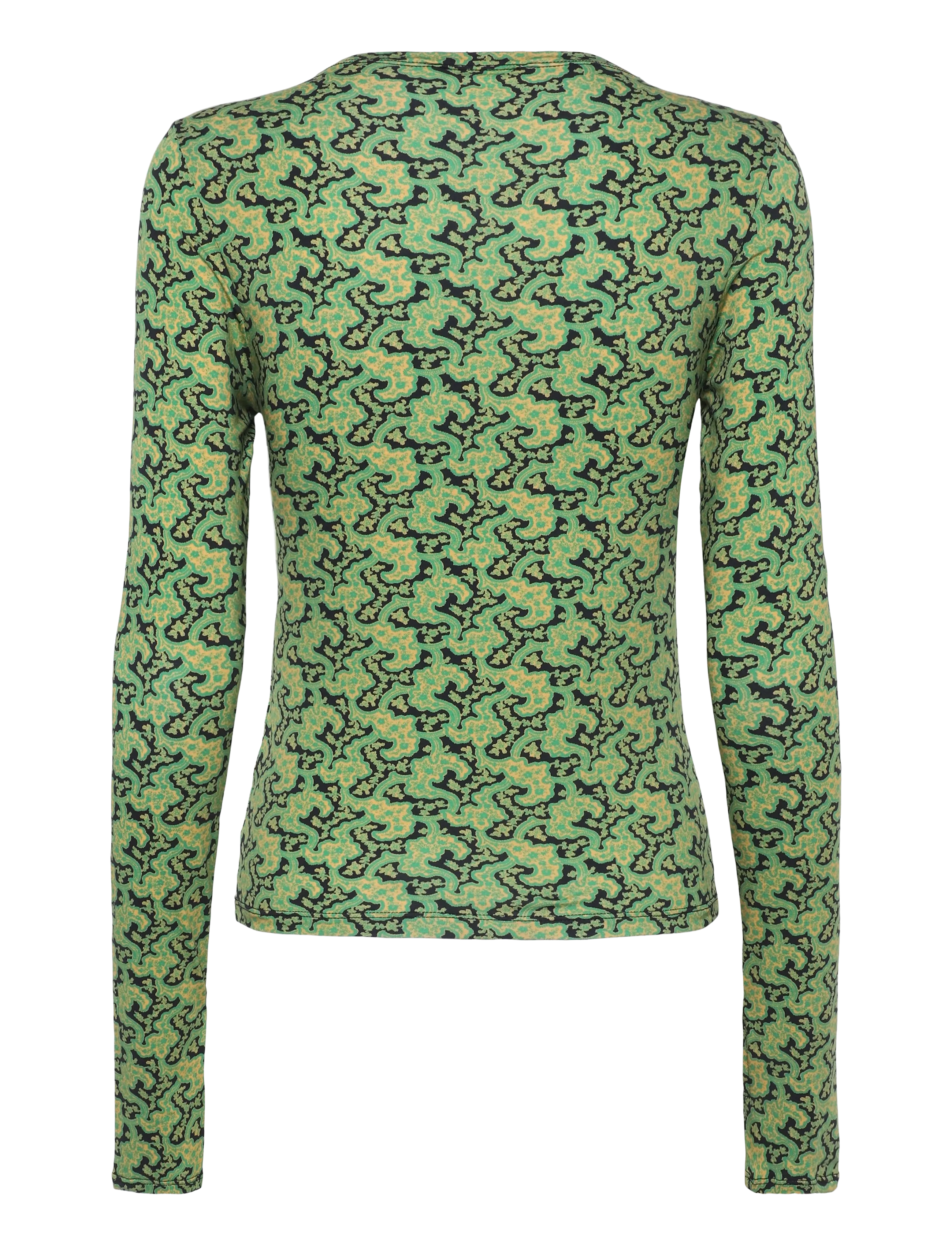 RODEBJER - Rodebjer Karlai Prt - pikkade varrukatega topid - branches paisley green - 1
