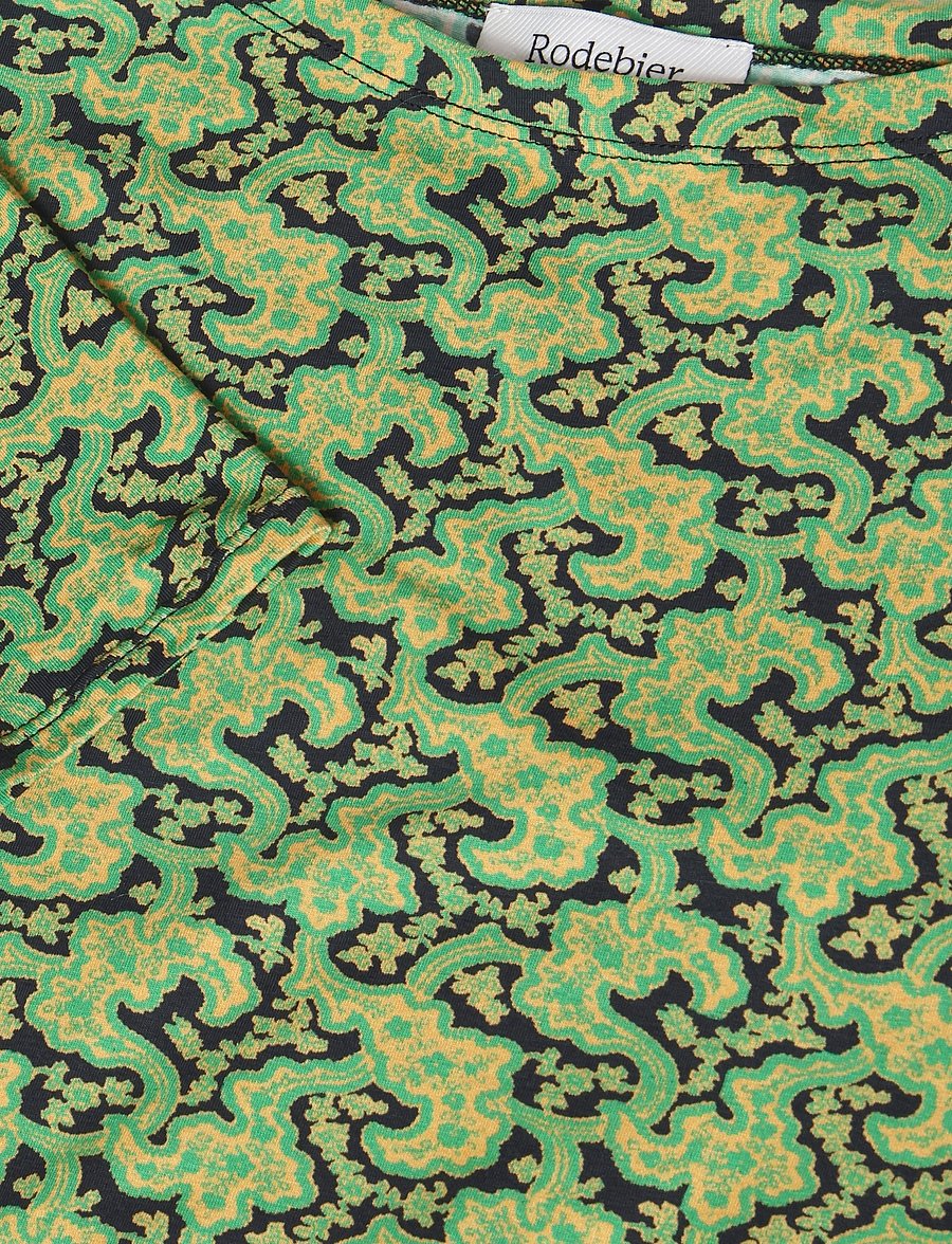 RODEBJER - Rodebjer Karlai Prt - pikkade varrukatega topid - branches paisley green - 2