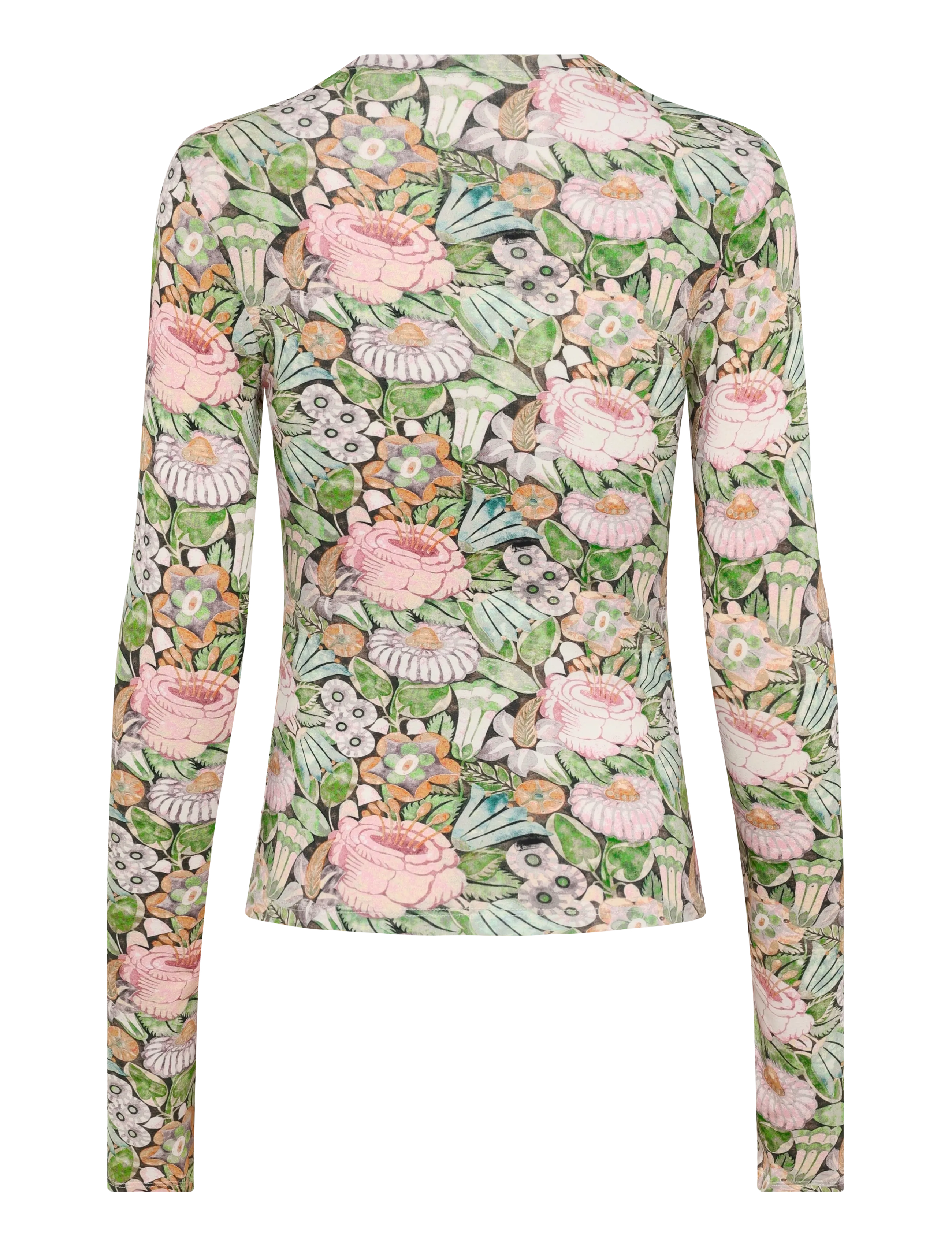 RODEBJER - Rodebjer Karlai Prt - pikkade varrukatega topid - opulent rose paper - 1