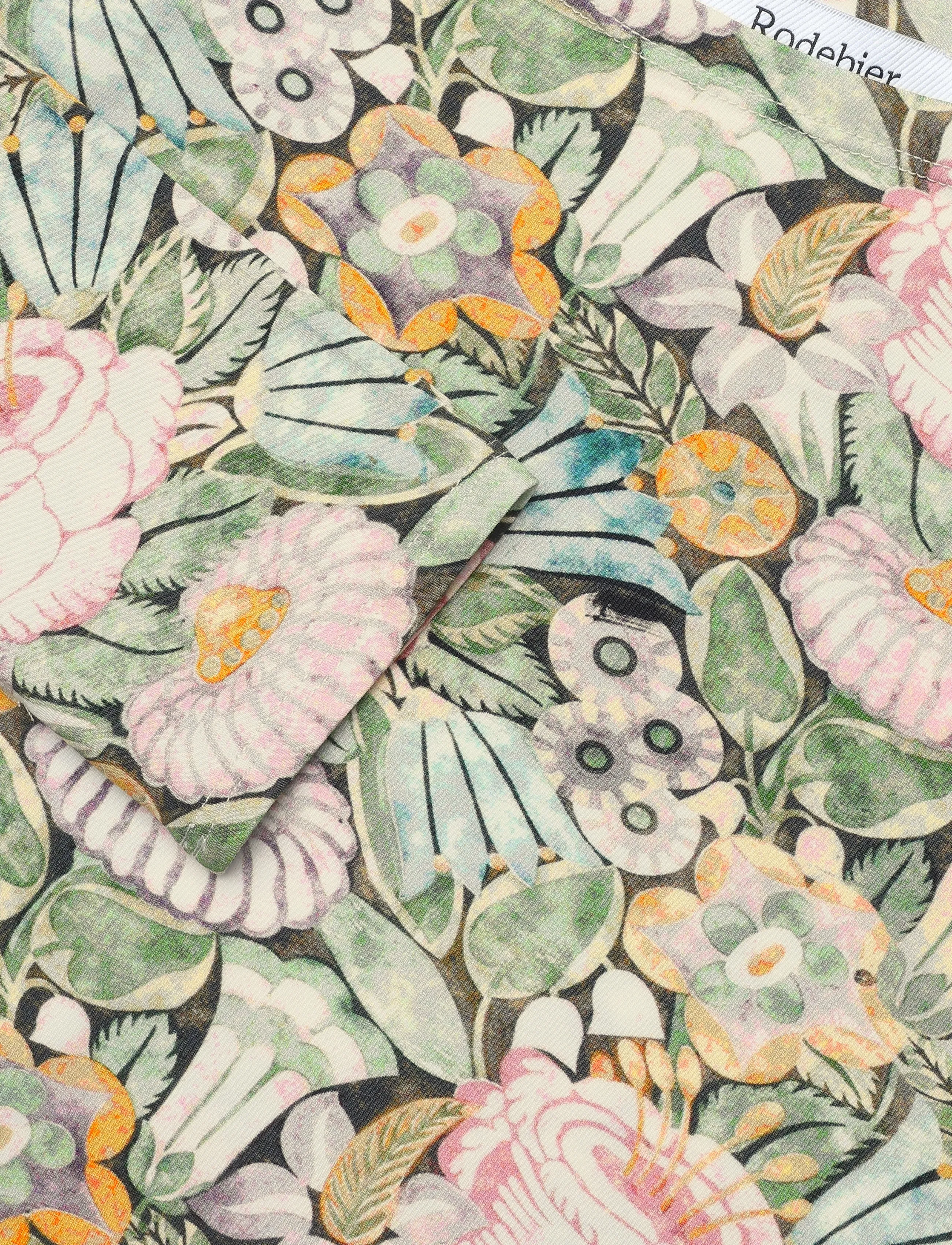 RODEBJER - Rodebjer Karlai Prt - pikkade varrukatega topid - opulent rose paper - 2