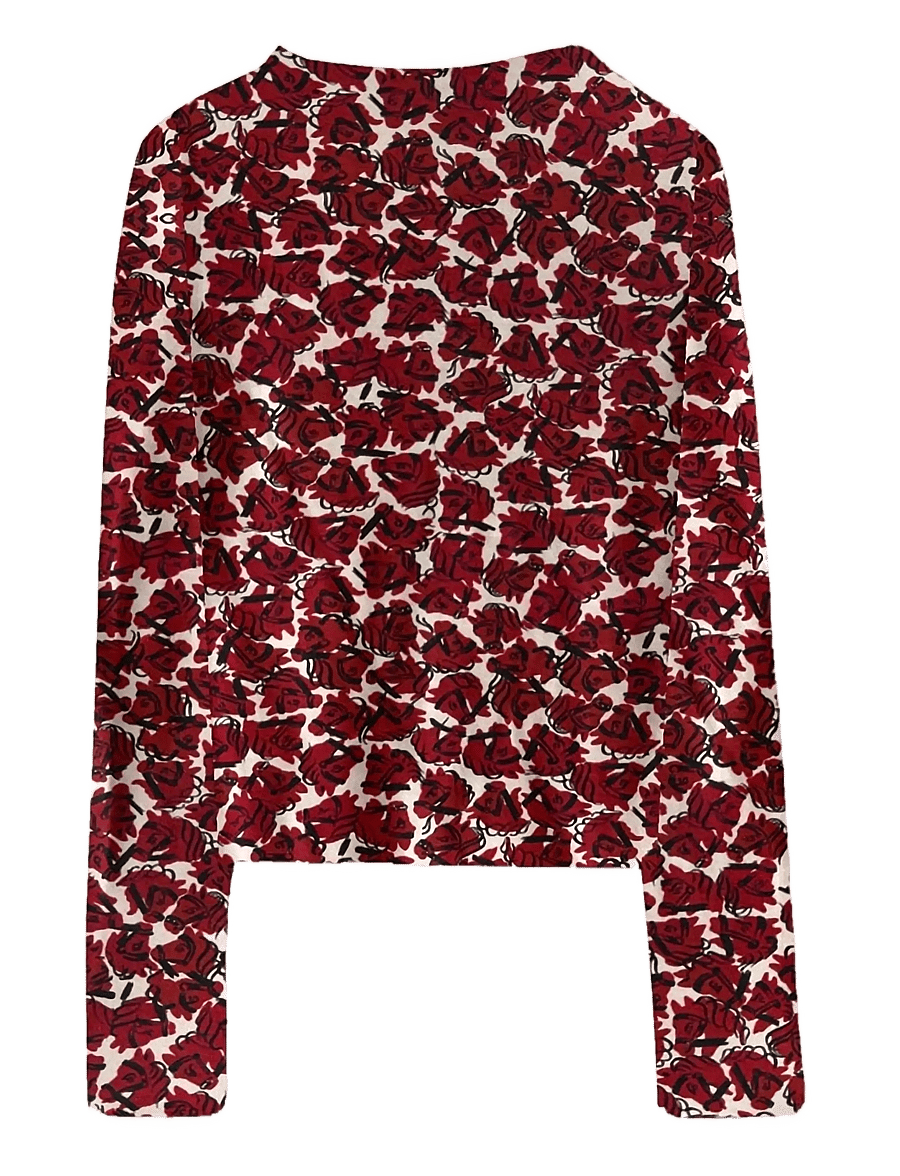 RODEBJER - Rodebjer Karlai Prt - langärmlige tops - vintage horse grape - 1