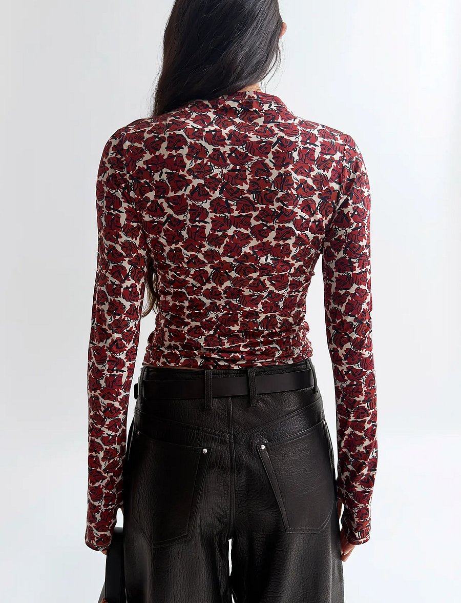 RODEBJER - Rodebjer Karlai Prt - langärmlige tops - vintage horse grape - 2