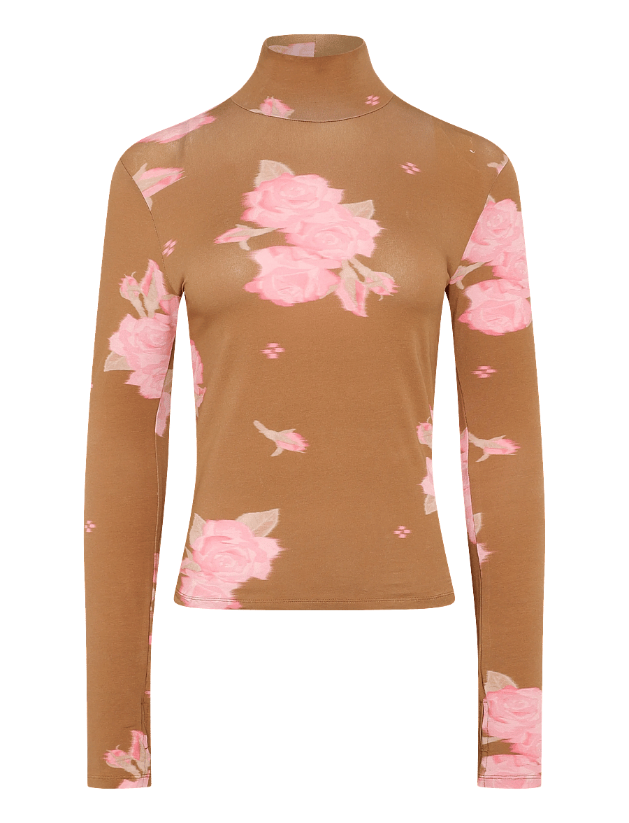 RODEBJER - Rodebjer Kira Prt - langärmlige tops - spaced rose nougat - 0