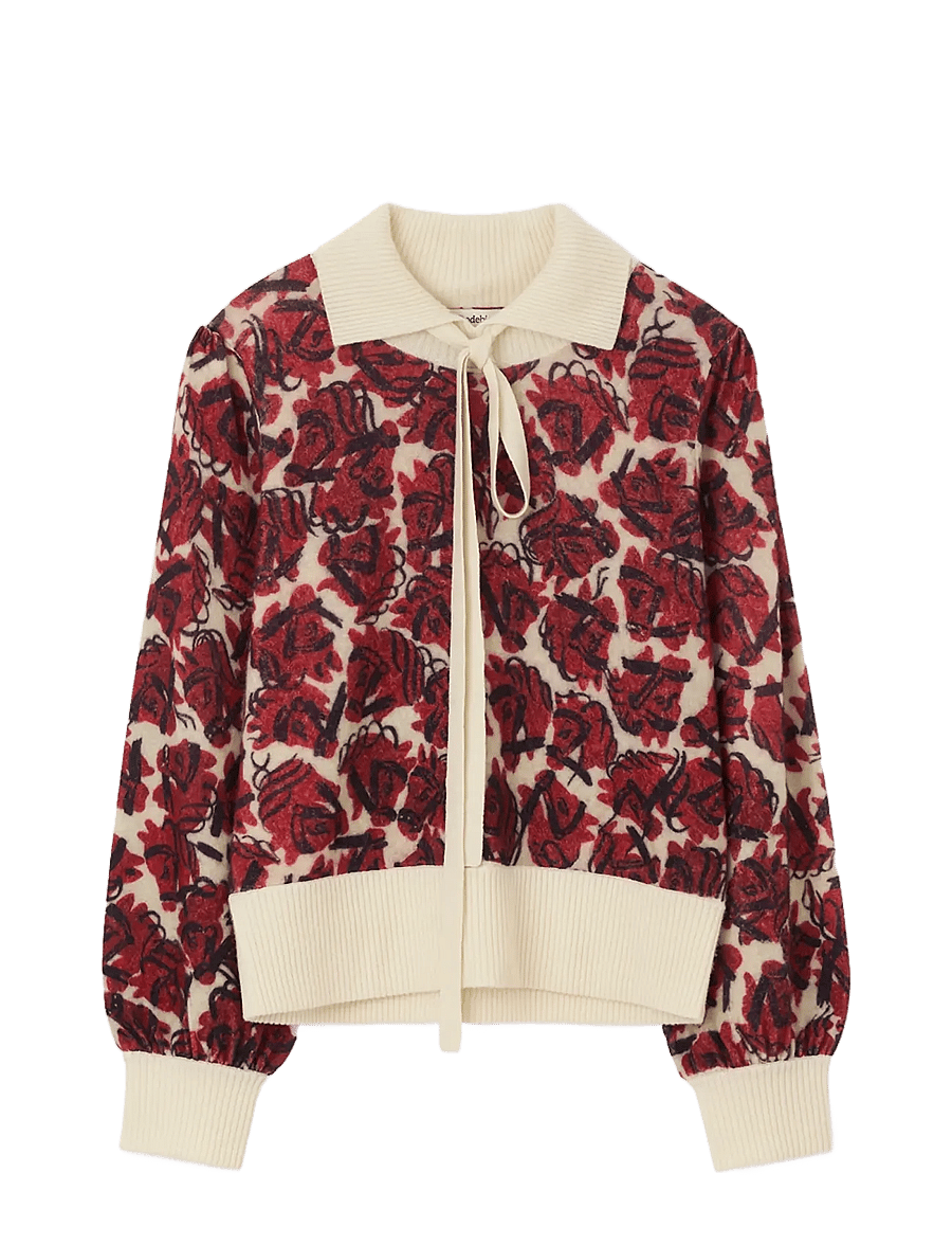 RODEBJER - Rodebjer Doni Horses - kampsunid - grape red/paper - 1
