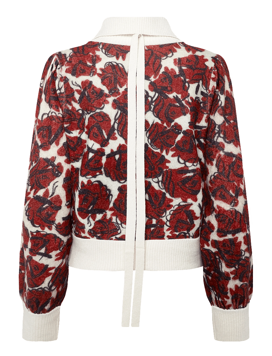 RODEBJER - Rodebjer Doni Horses - pullover - grape red/paper - 2