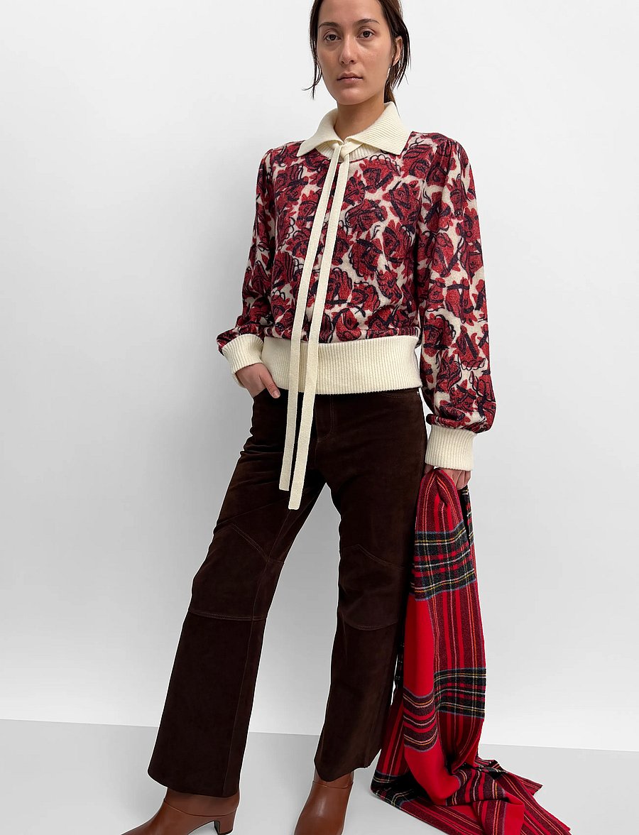 RODEBJER - Rodebjer Doni Horses - kampsunid - grape red/paper - 0