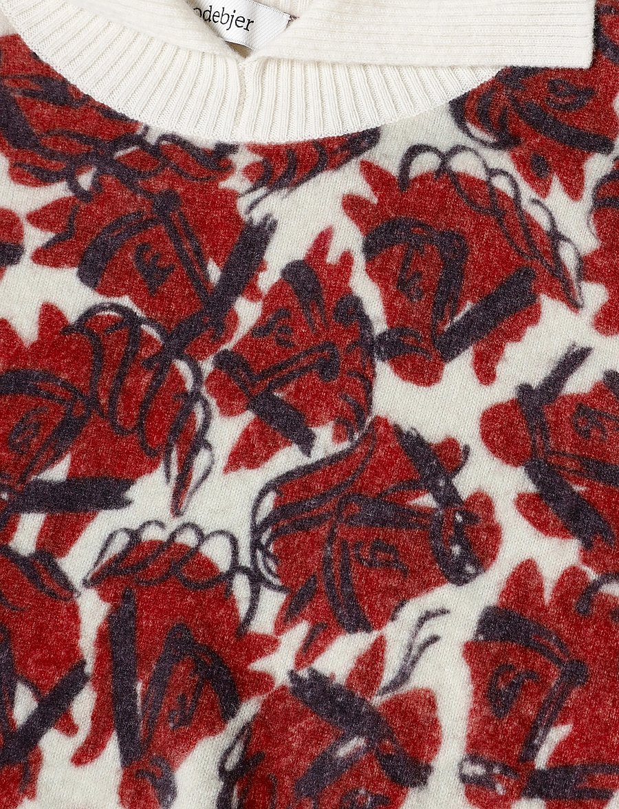 RODEBJER - Rodebjer Doni Horses - pullover - grape red/paper - 4
