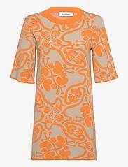 RODEBJER - Rodebjer Tiger - stickade klänningar - papaya - 0